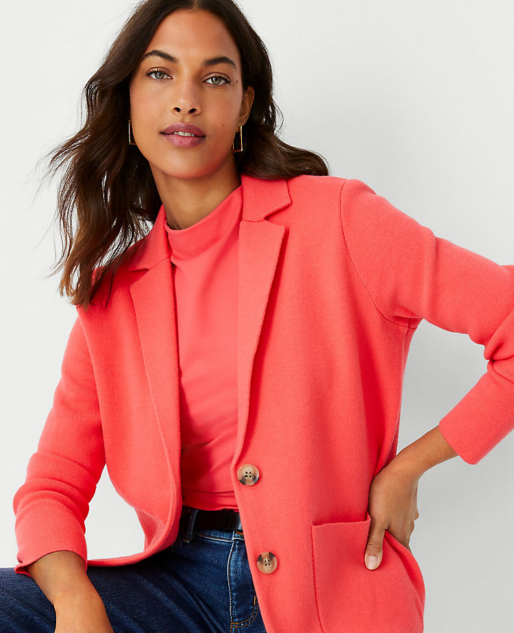 Ann Taylor Outlet |  Sweater Blazer