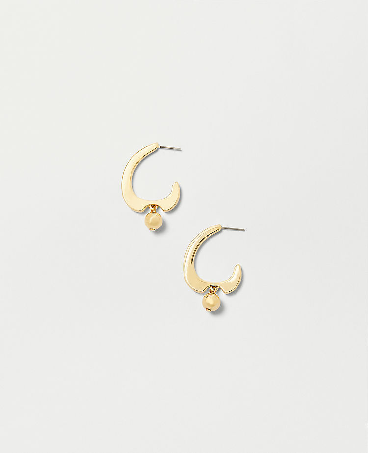 Ball Drop Hoop EarRings