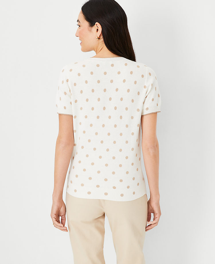 Ann Taylor Outlet |  Polka Dot Sweater Tee