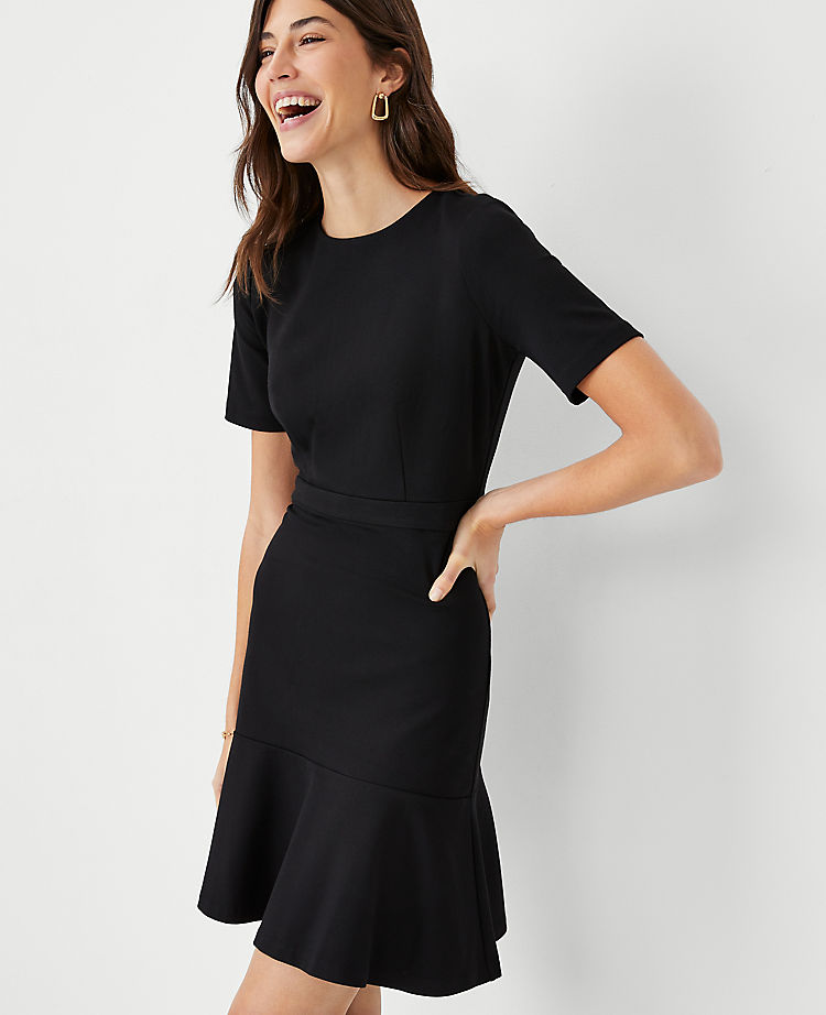 Ann Taylor Outlet |  Flounce Flare Dress