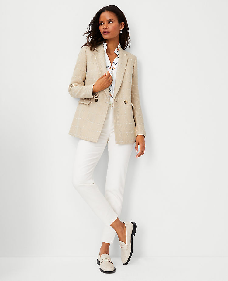 Ann Taylor Outlet |  The Tweed Double Breasted Blazer