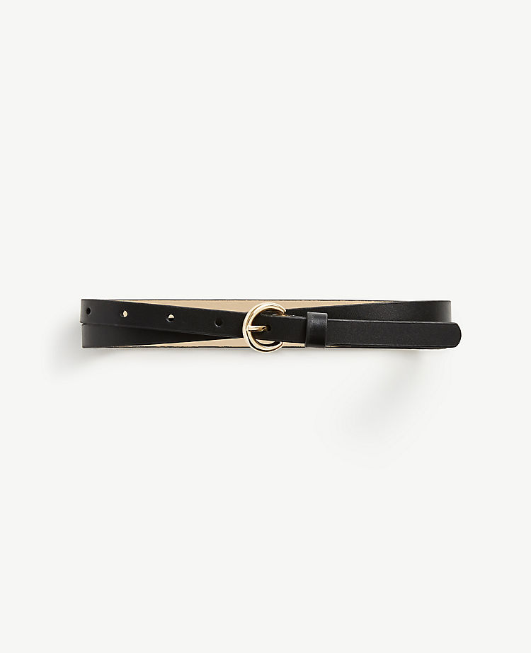 Skinny Leather Belt