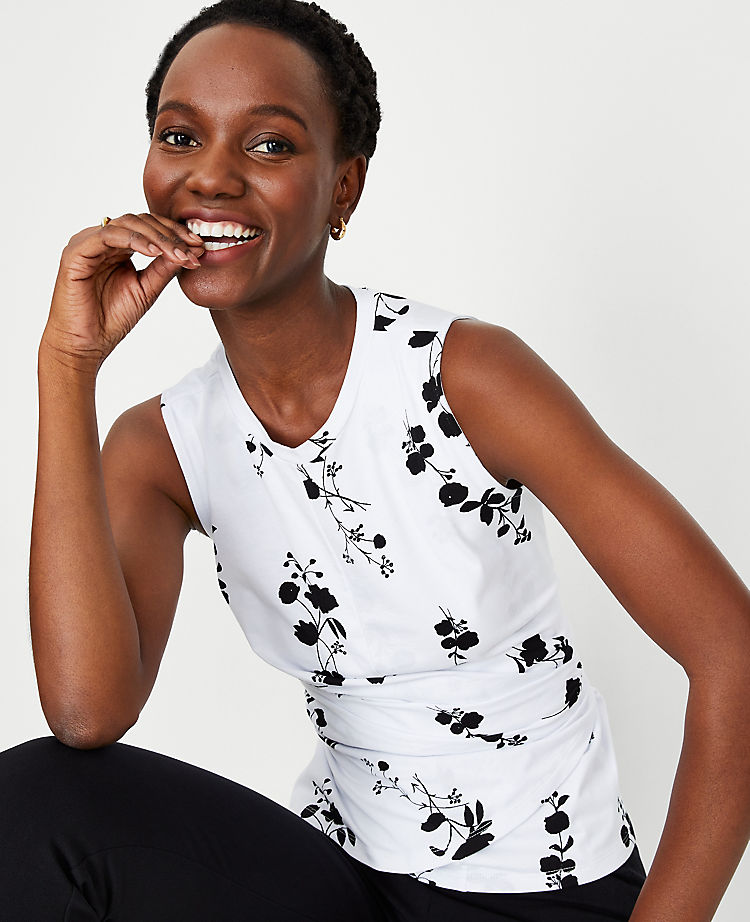 Floral Asymmetrical Shell