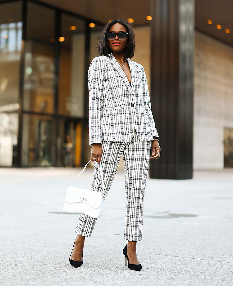 Ann Taylor Outlet |  The Hutton Blazer in Plaid