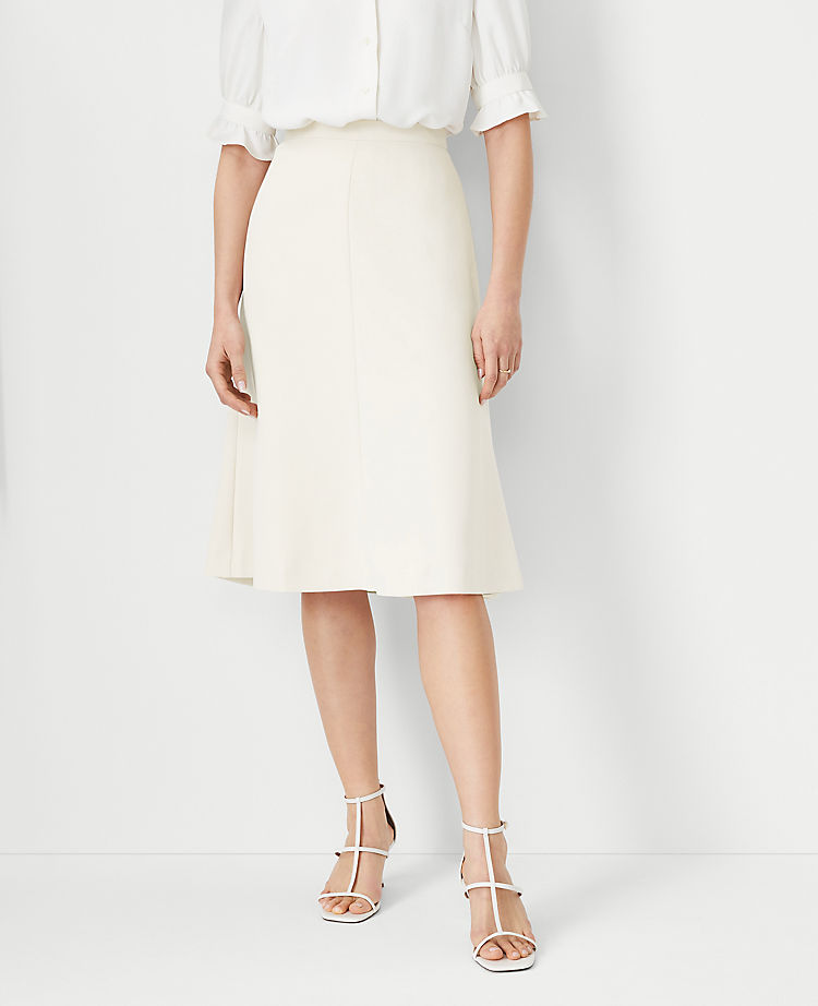 Ann Taylor Outlet |  The Flare Skirt in Fluid Crepe