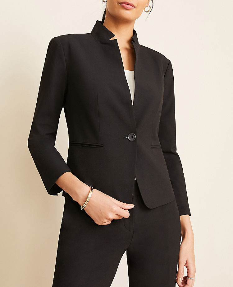 Ann Taylor Outlet |  The Notched Blazer in Seasonless Stretch