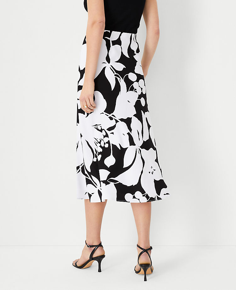 Floral Shadow Slip Skirt