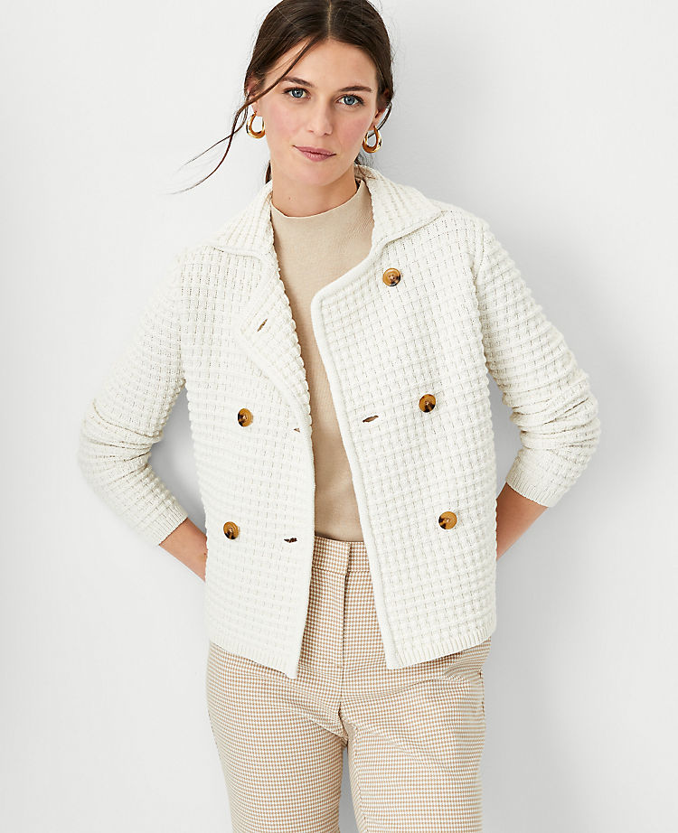 Ann Taylor Outlet |  Textured Sweater Jacket