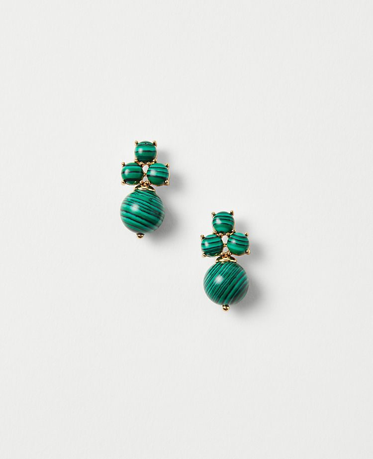Marbleized Ball Drop EarRings