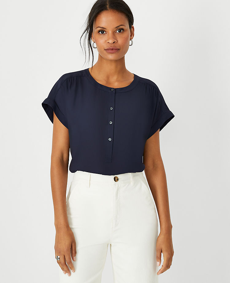 Ann Taylor Outlet |  Drop Shoulder Popover