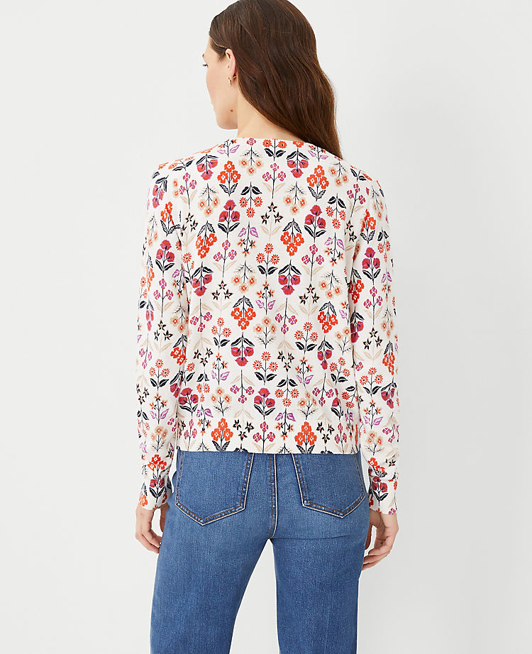 Ann Taylor Outlet |  Floral Ann Cardigan