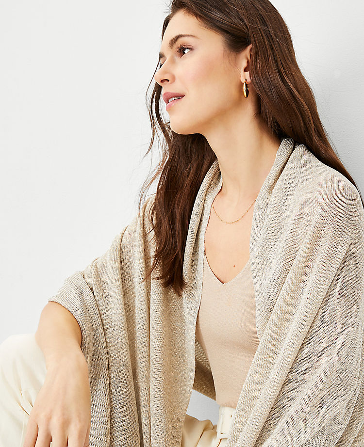 Shimmer Oversized Wrap