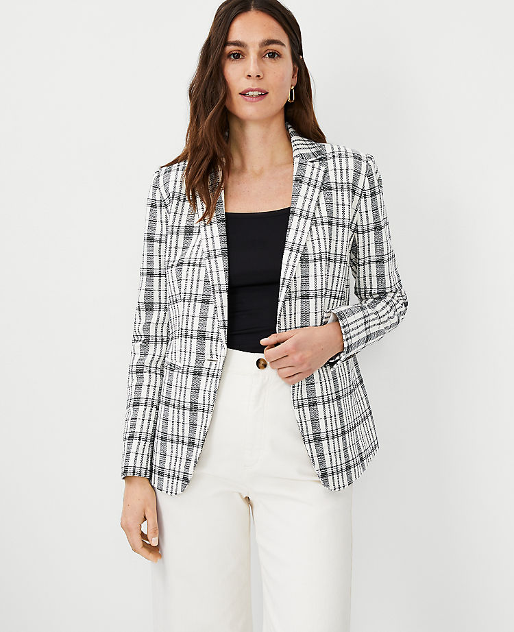 Ann Taylor The Hutton Blazer in Plaid
