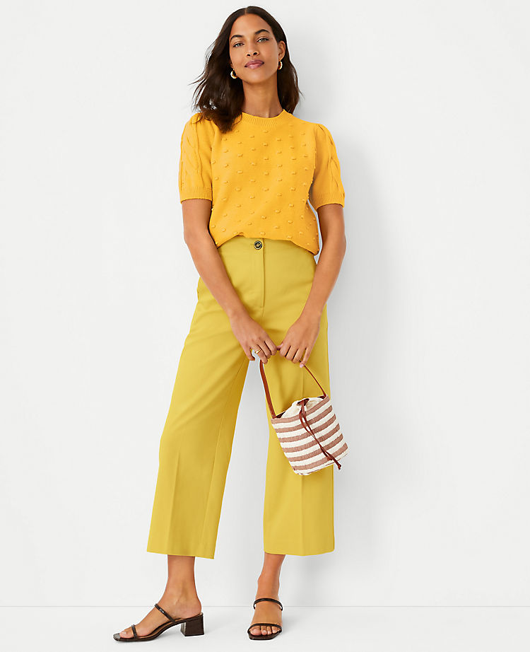 Ann Taylor Outlet |  Mixed Stitch Cable Sweater Tee