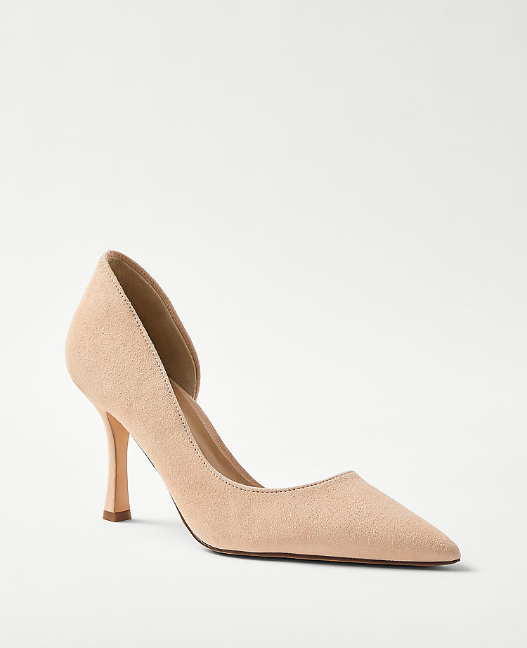 Suede D'Orsay Pumps