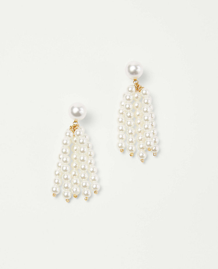 Pearlized Tassel EarRings