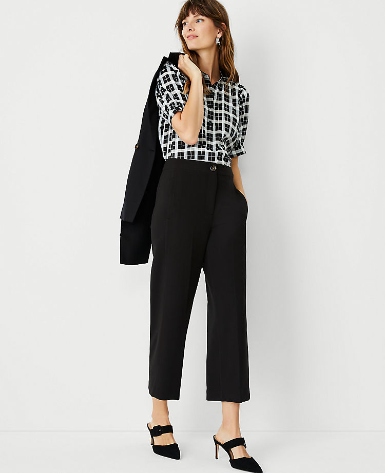 Ann Taylor Outlet |  The Kate Wide Leg Crop Pant