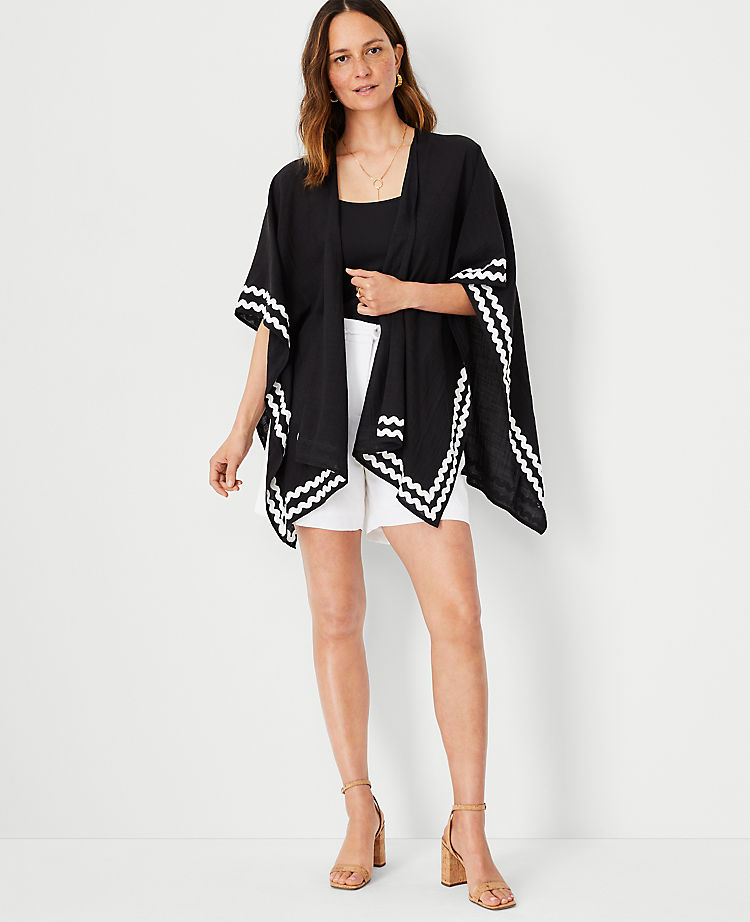 Ric Rac Open Poncho