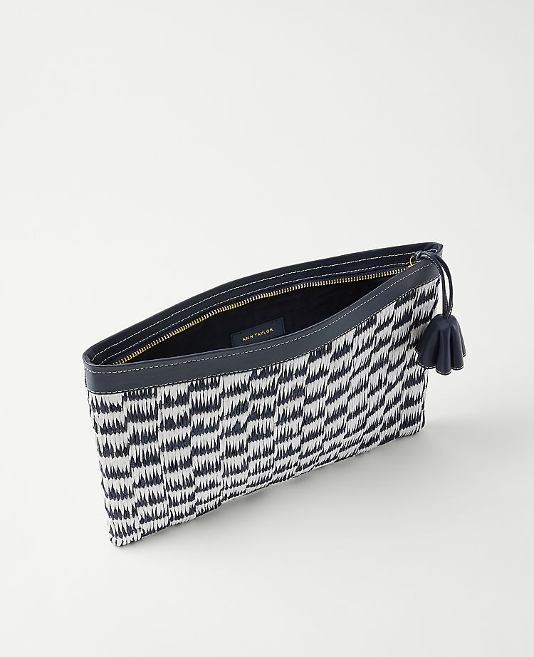 Raffia Oversized Soft Clutch