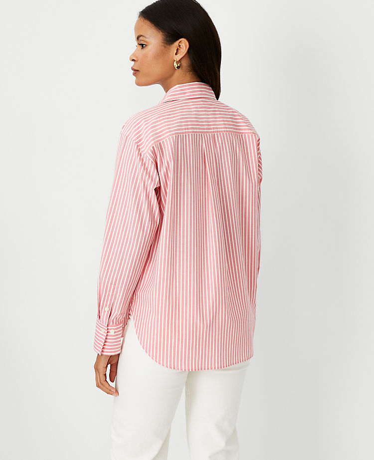 Ann Taylor Outlet |  Stripe Oversized Shirt