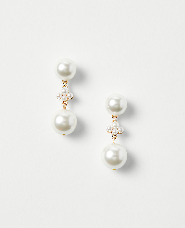 Mixed Pearlized Drop EarRings