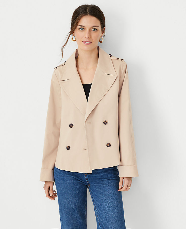 Ann Taylor Wide Cuff Swing Jacket