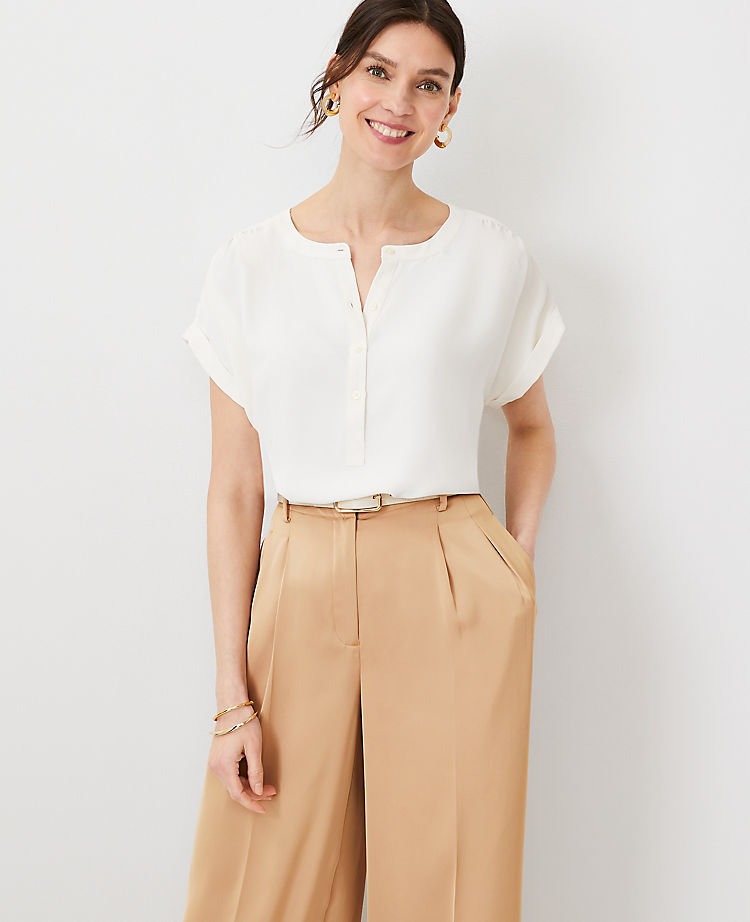 Ann Taylor Outlet |  Drop Shoulder Popover