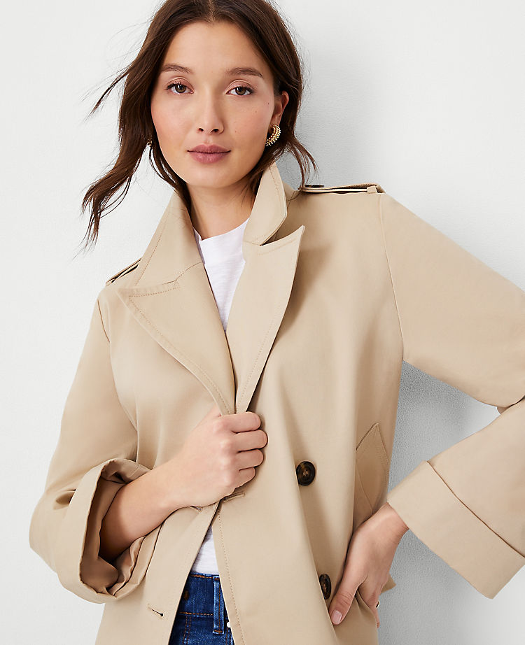 Ann Taylor Outlet |  Wide Cuff Swing Jacket
