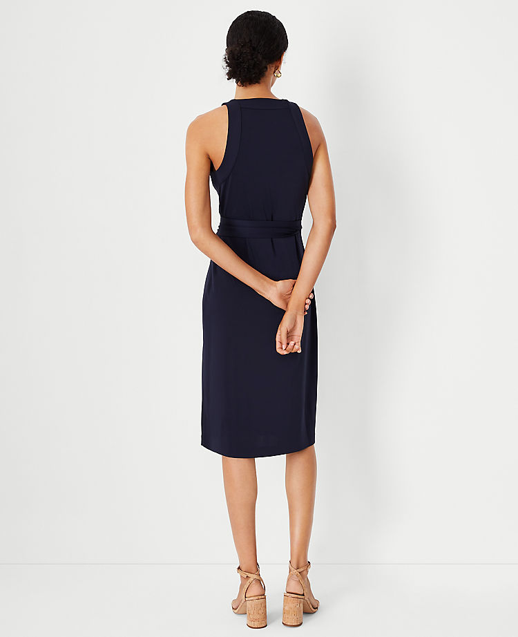 Sleeveless Wrap Dress