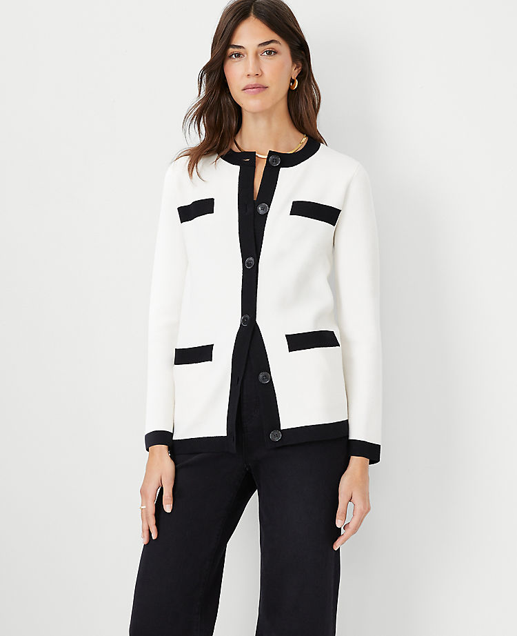 Ann Taylor Outlet |  Patch Pocket Cardigan