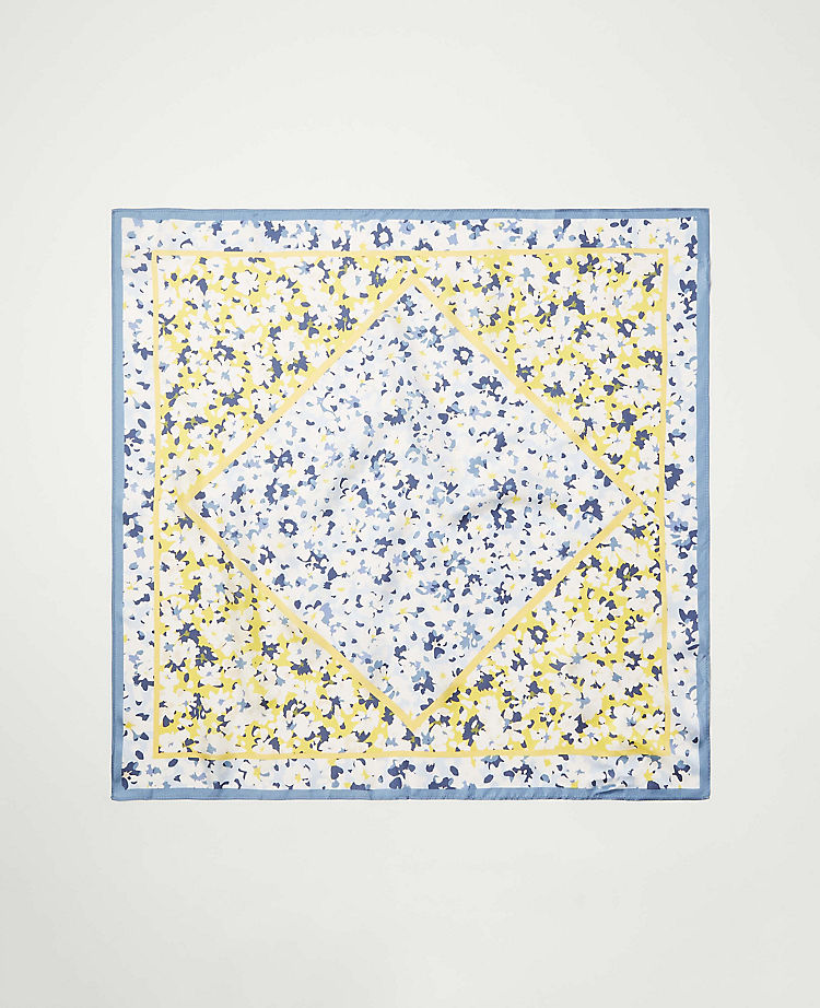 Floral Silk Little Scarf