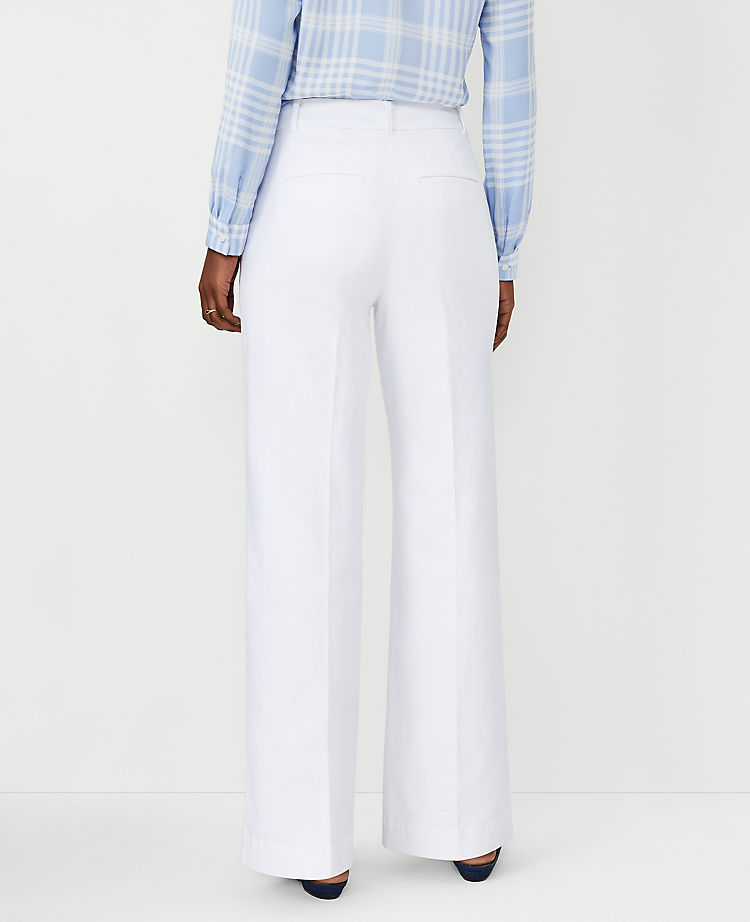 Ann Taylor Outlet |  The Wide Leg Pant in Cotton