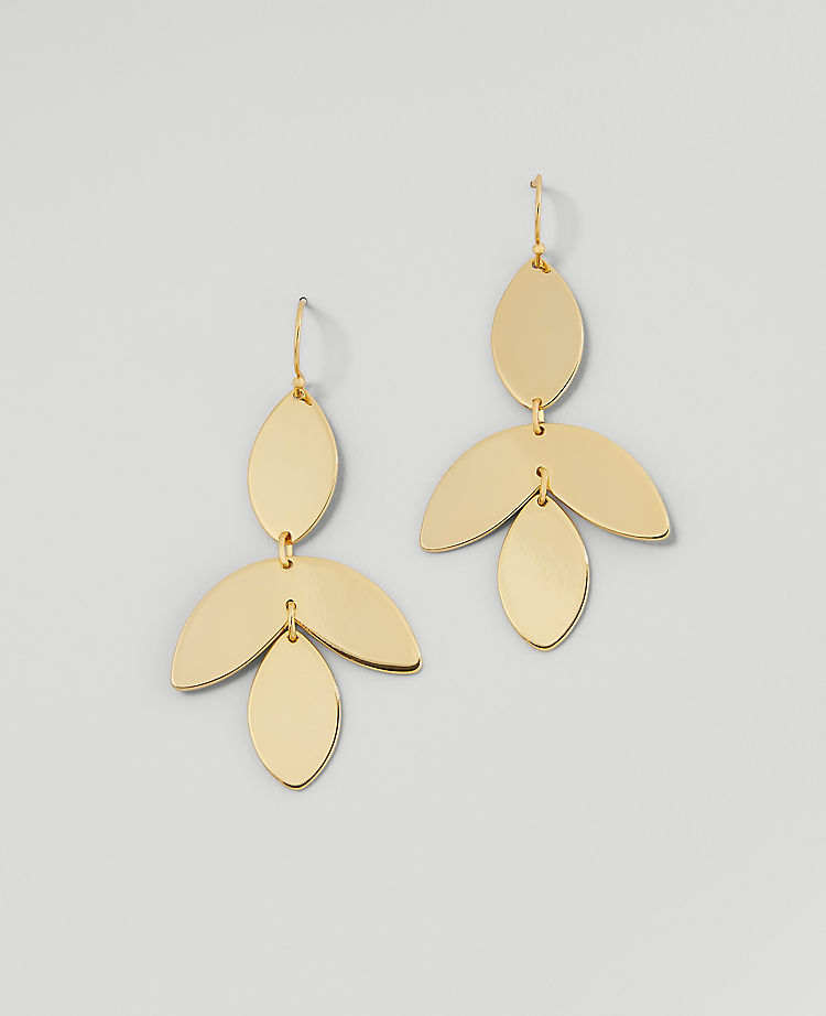 Leafed Drop EarRings