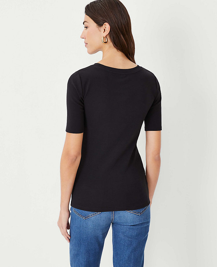 Ann Taylor Outlet |  Stretch Cotton Tee