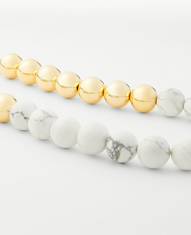 Marbleized Ball Necklace