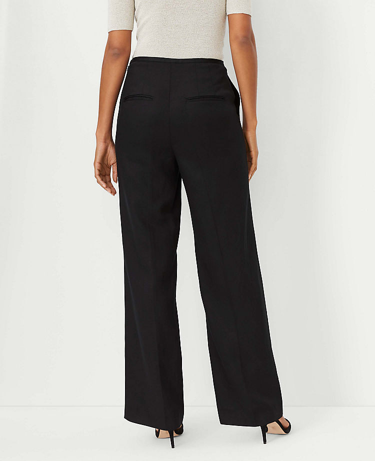 Ann Taylor Outlet |  The Seamed Side Zip Straight Pant - Curvy Fit