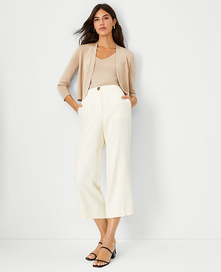Ann Taylor Outlet |  Silky Cropped Open Cardigan