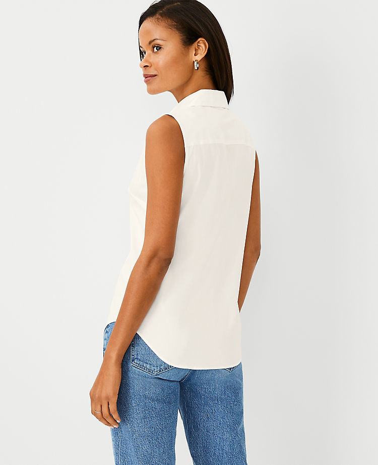 Ann Taylor Outlet |  Sleeveless Essential Shirt