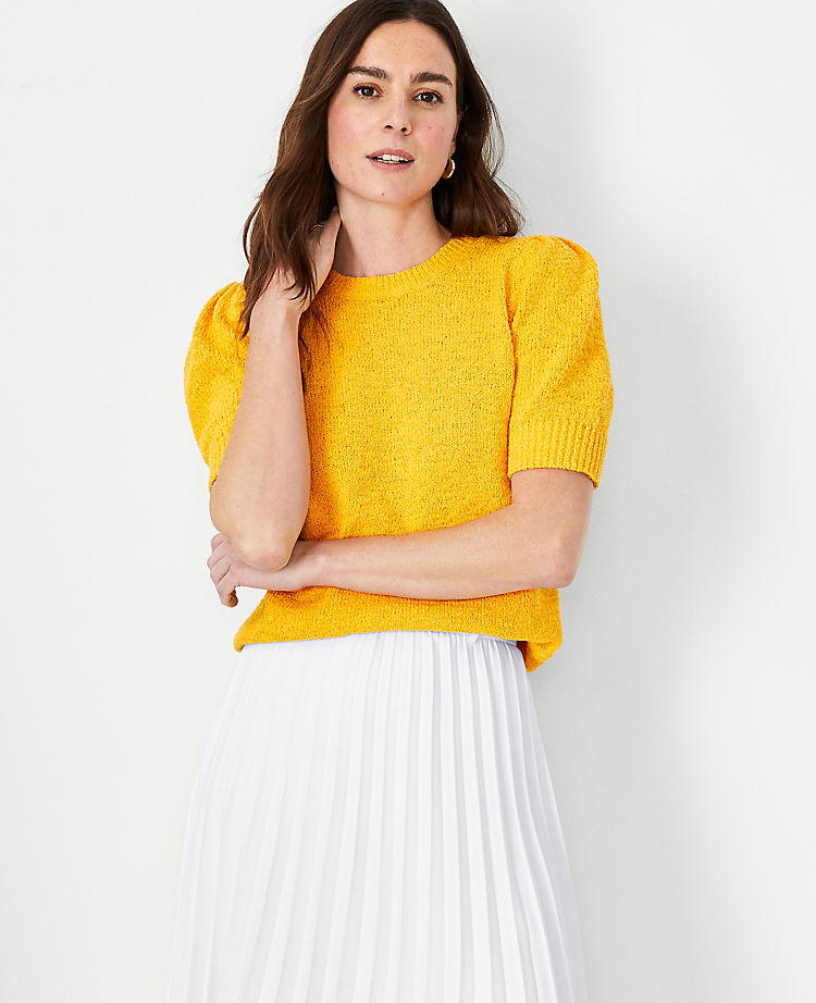 Puff Sleeve Sweater Tee