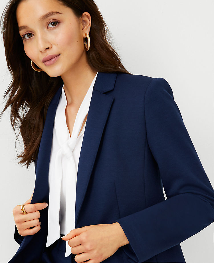 Ann Taylor Outlet |  The Notched Two Button Blazer in Double Knit