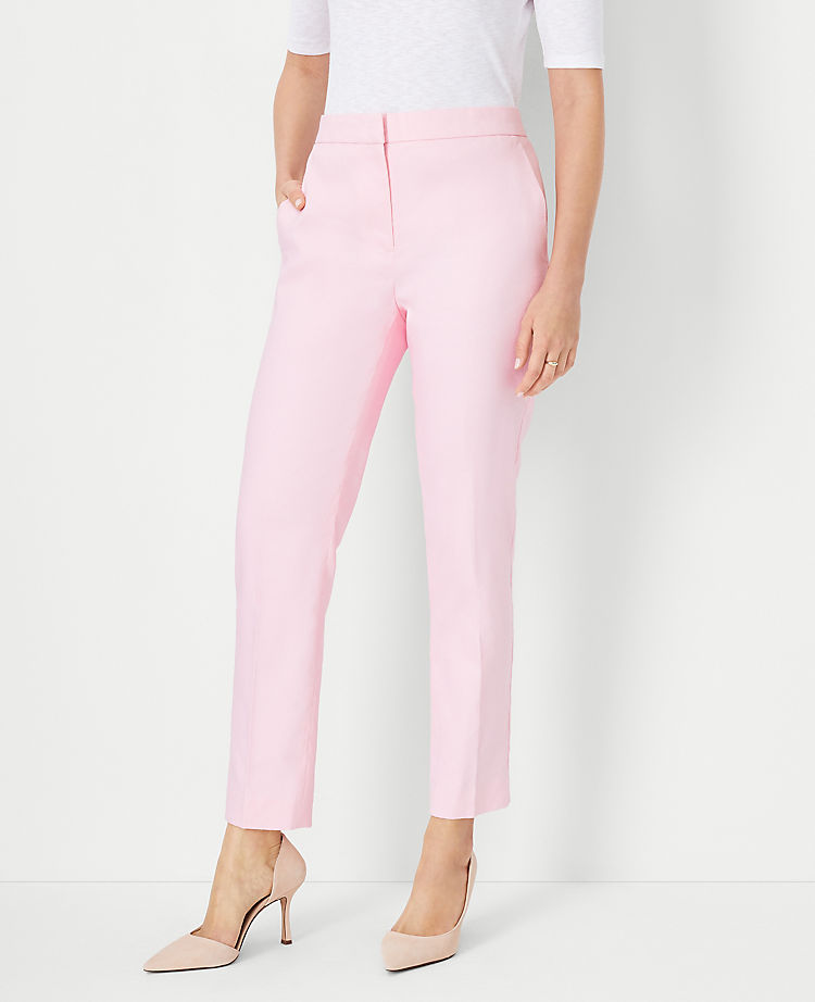 Ann Taylor Outlet |  The Eva Ankle Pant in Linen Blend