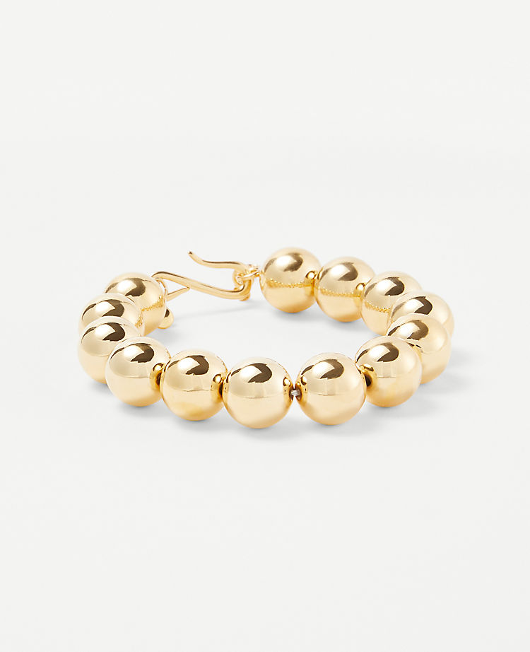 Metal Ball Oversized Bracelet