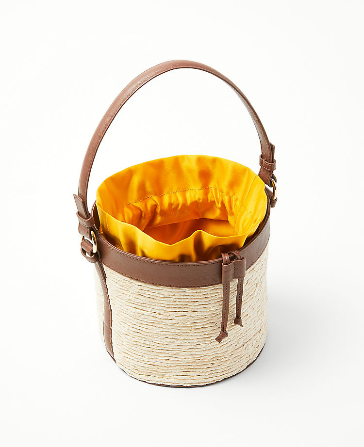 Straw Bucket bag
