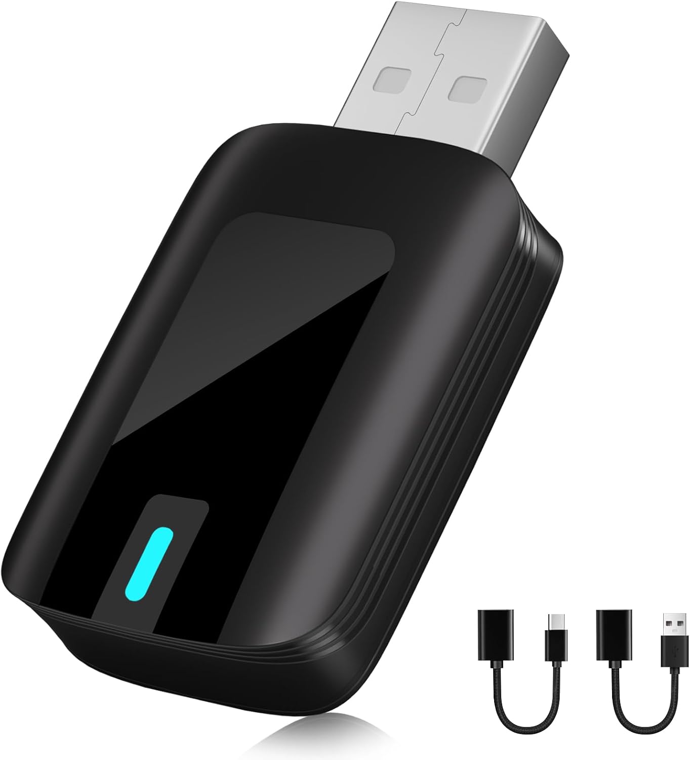 2 in 1 Wireless Carplay Adapter, Plug & Play Magic link Carplay Stable Fast Connection, Convert Factory Wired to Wireless Carplay Dongle/Android Auto Adapter for Cars 2016+, iPhone iOS 10+/Android 11+