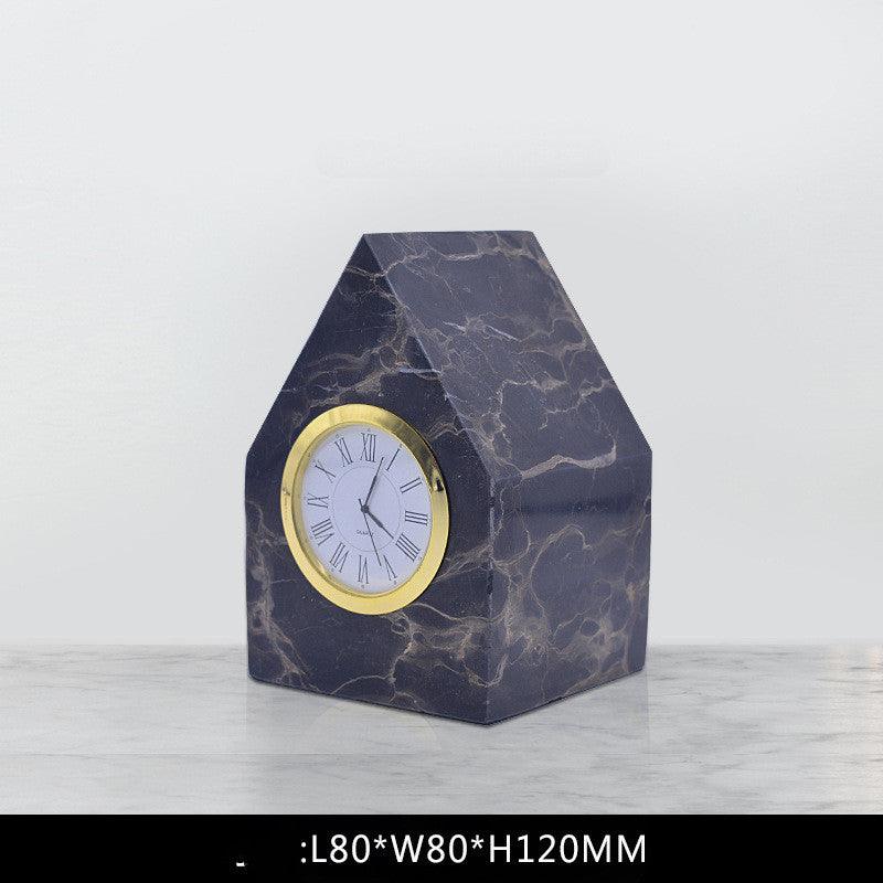 Desktop Personalized Marble Clock Ornaments