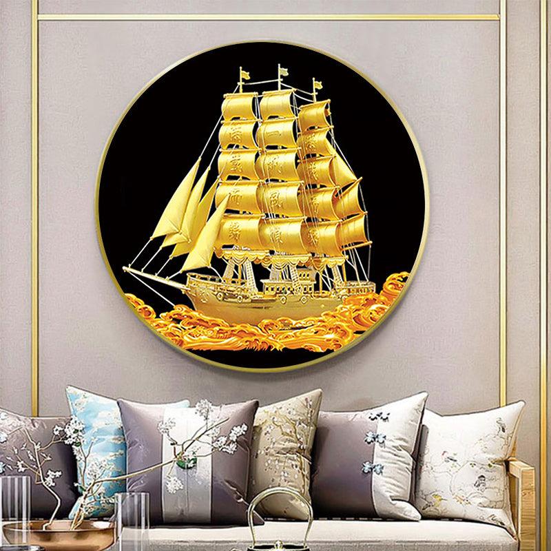 Cross Stitch New Living Room Crystal Diamond Painting