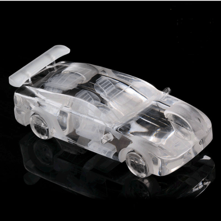 Crystal car model craftsmanship crystal decoration perfume seat