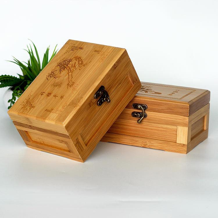 Exquisite Wooden Storage Box Handicraft Ornaments