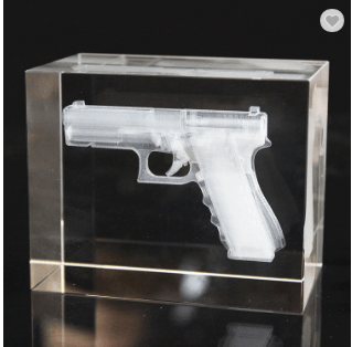 Crystal pistol model
