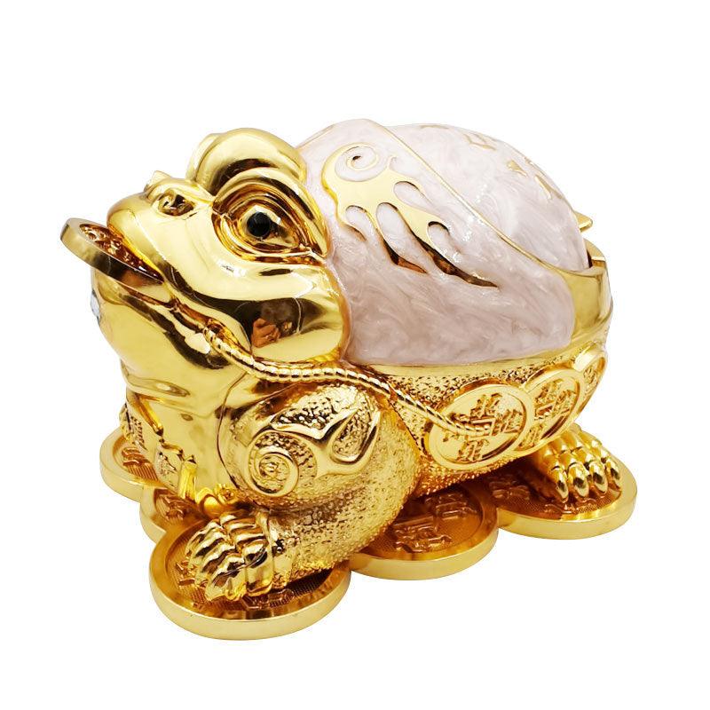 Antique Copper Ashtray Windproof Ashtray With Lid